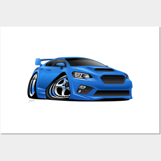 Hot Import Sedan Posters and Art